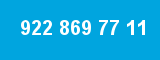 922 869 77 11